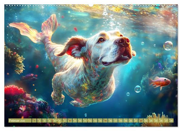 Produktbild: Pfoten Magie (Wandkalender 2026 DIN A2 quer), CALVENDO Monatskalender