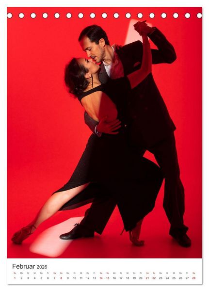 Produktbild: Leidenschaftlicher Tango (Tischkalender 2026 DIN A5 hoch), CALVENDO Monatskalender