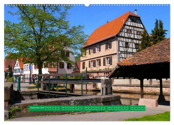 Produktbild: Wissembourg - Tor zum Elsass (hochwertiger Premium Wandkalender 2027 DIN A2 quer), Kunstdruck in Hochglanz