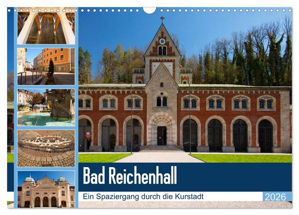 Bad Reichenhall (Wandkalender 2026 DIN A3 quer), CALVENDO Monatskalender