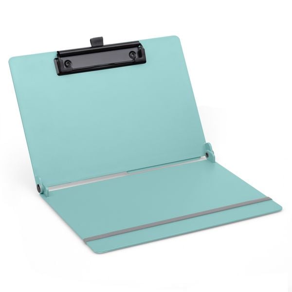 Produktbild: SAX Klemmbrett Design faltbar A5 auf A4, aqua