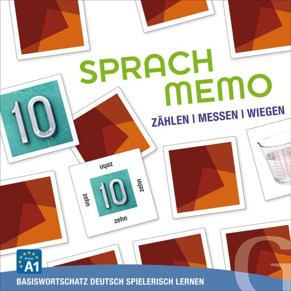 SPRACHMEMO Zählen / Messen / Wiegen, Game von 889586, Hueber, 978-3-19-889586-3