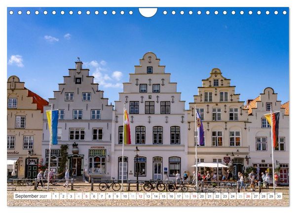 Produktbild: Deutschlands sch&ouml;nste Altst&auml;dte - Schleswig-Holstein (Wandkalender 2027 DIN A4 quer), CALVENDO Monatskalender