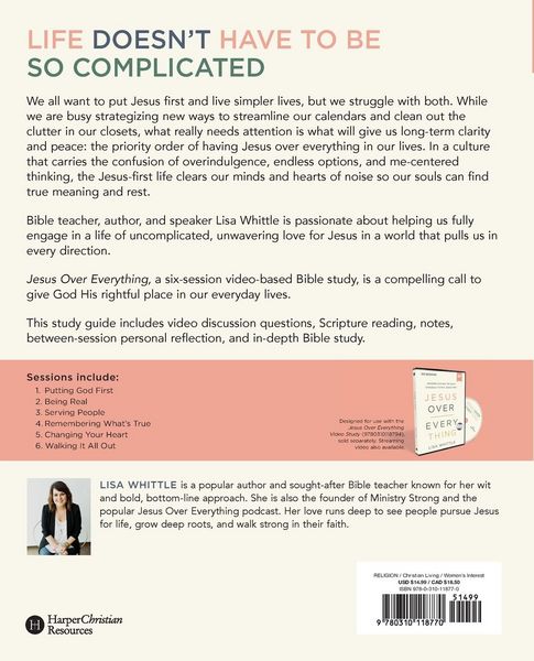 Produktbild: The Jesus Over Everything Bible Study Guide