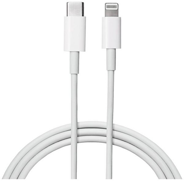 Produktbild: Akyga USB-Kabel USB-C&reg; Stecker, Apple Lightning Stecker 1.00m Wei&szlig; AK-USB-35