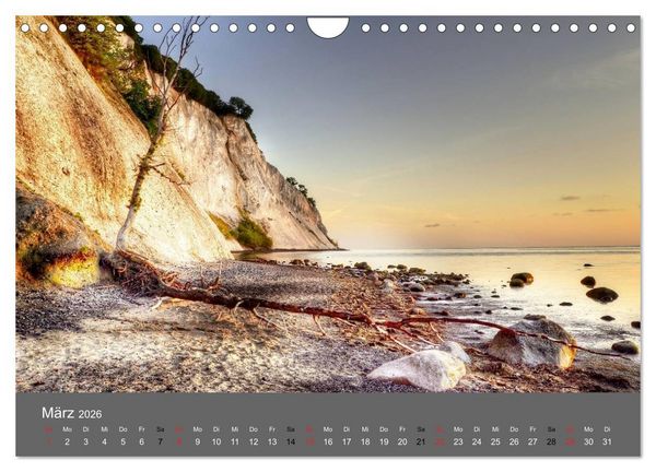 Produktbild: Naturwunder M&ouml;ns Klinten (Wandkalender 2026 DIN A4 quer), CALVENDO Monatskalender