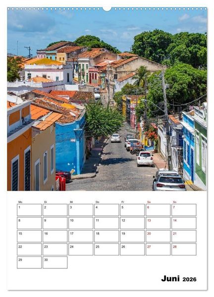 Produktbild: Olinda - ein Traumreiseziel (hochwertiger Premium Wandkalender 2026 DIN A2 hoch), Kunstdruck in Hochglanz