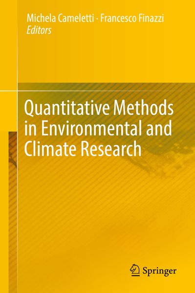 Produktbild: Quantitative Methods in Environmental and Climate Research