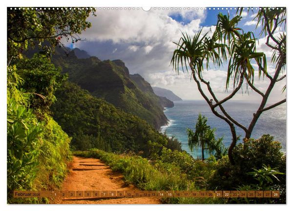 Produktbild: Kauai - Einmal Paradies und zur&uuml;ck (Wandkalender 2026 DIN A2 quer), CALVENDO Monatskalender
