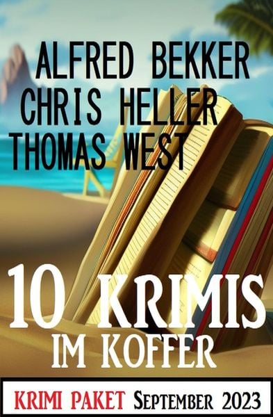 Produktbild: 10 Krimis im Koffer September 2023: Krimi Paket