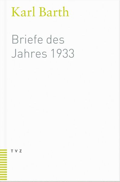 Produktbild: Briefe des Jahres 1933
