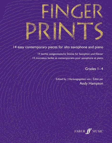 Produktbild: Fingerprints, Alto Saxophone and Piano, Grades 1-4