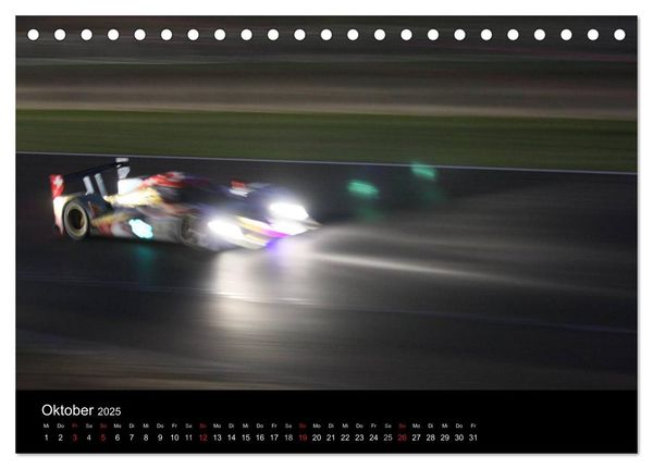 Produktbild: 24 Stunden in Le Mans (Tischkalender 2025 DIN A5 quer), CALVENDO Monatskalender