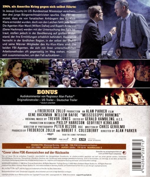 Produktbild: Mississippi Burning &ndash; Die Wurzel des Hasses
