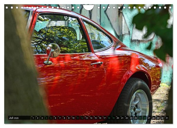 Produktbild: Opel GT 1900 AL Eine deutsche Sportwagenlegende (Wandkalender 2026 DIN A4 quer), CALVENDO Monatskalender