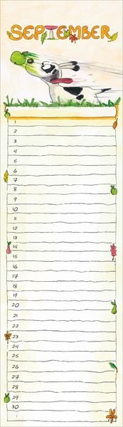 Produktbild: Geburtstagskalender Mini Cartoon - immerw&auml;hrend - (9,5 x 33)