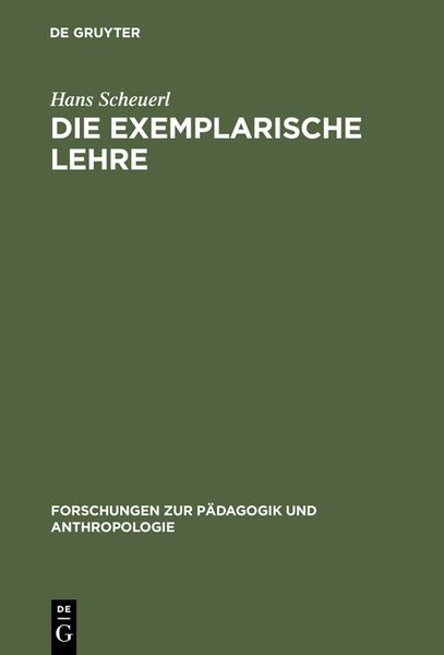Produktbild: Die exemplarische Lehre
