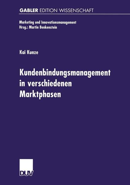Produktbild: Kundenbindungsmanagement in verschiedenen Marktphasen