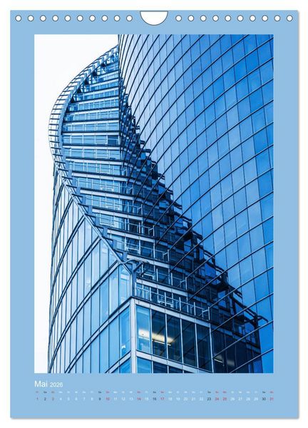 Produktbild: High-Tech-Architektur (Wandkalender 2026 DIN A4 hoch), CALVENDO Monatskalender