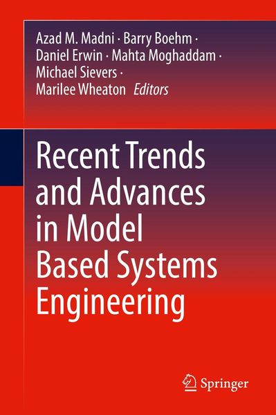 Produktbild: Recent Trends and Advances in Model Based Systems Engineering