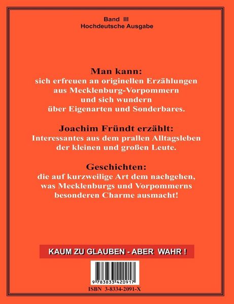 Produktbild: Kaum zu glauben ! Band III
