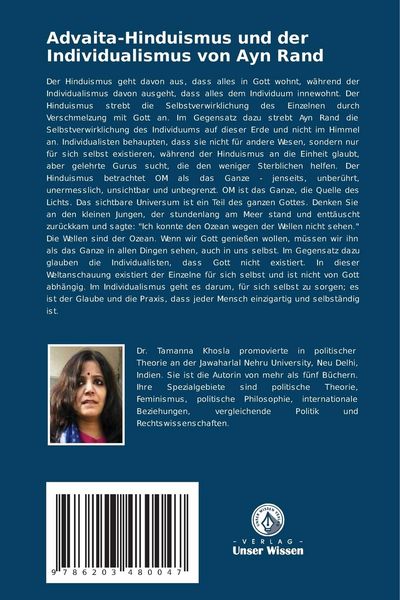 Produktbild: Advaita-Hinduismus und der Individualismus von Ayn Rand