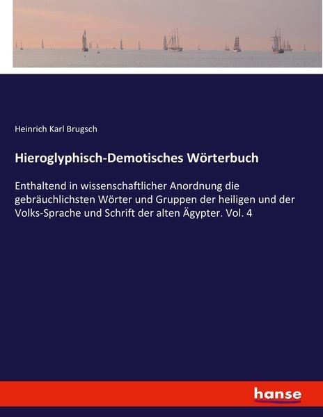 Produktbild: Hieroglyphisch-Demotisches W&ouml;rterbuch