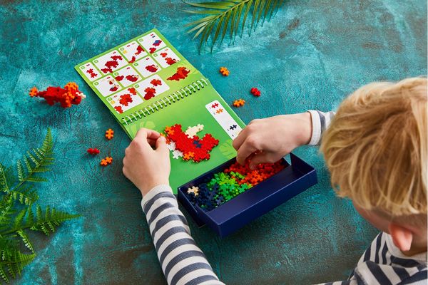 Produktbild: PLUS PLUS - 125 Kreativ Bausteine Puzzle Dinosaurier