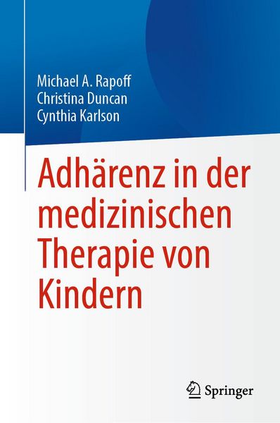 Produktbild: Adh&auml;renz in der medizinischen Therapie von Kindern