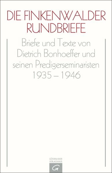 Produktbild: Dietrich Bonhoeffer Werke (DBW) / Die Finkenwalder Rundbriefe