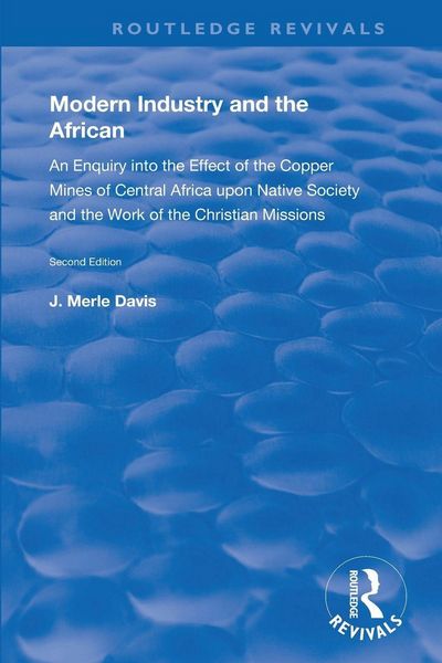 Produktbild: Modern Industry and the African