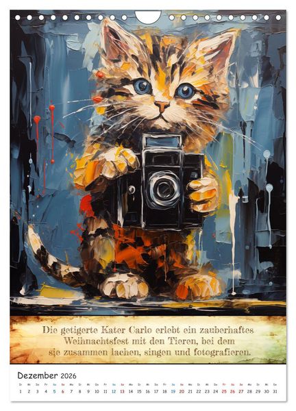 Produktbild: Tierische Paparazzi (Wandkalender 2026 DIN A4 hoch), CALVENDO Monatskalender