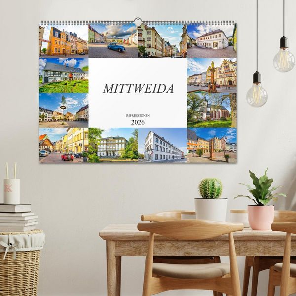 Produktbild: Mittweida Impressionen (Wandkalender 2026 DIN A2 quer), CALVENDO Monatskalender