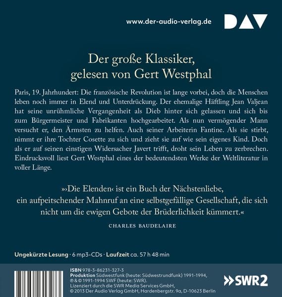 Produktbild: Die Elenden / Les Mis&eacute;rables