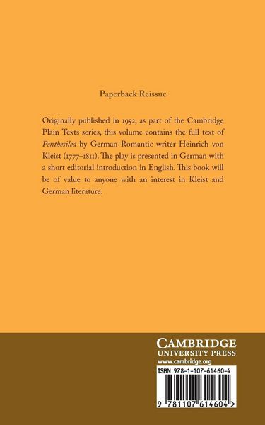 Produktbild: Kleist, H: Penthesilea