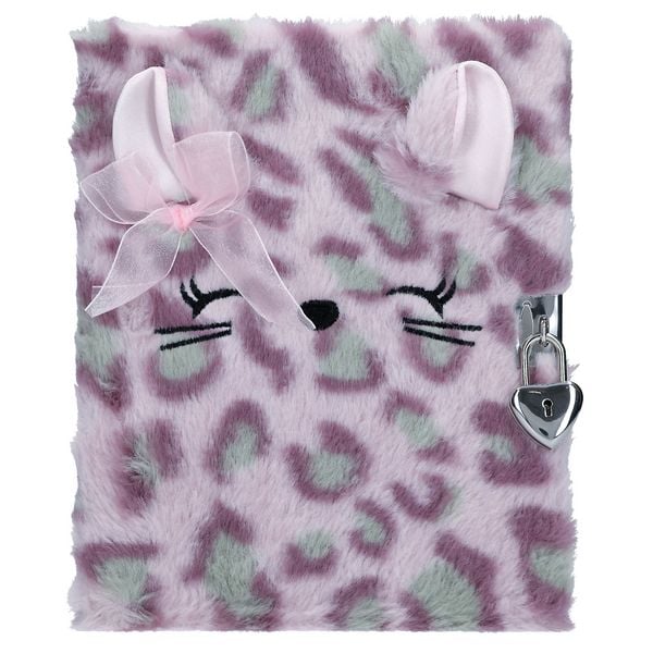 Produktbild: DEPESCHE TOPModel Tagebuch COSY CAT mit Schloss Flieder