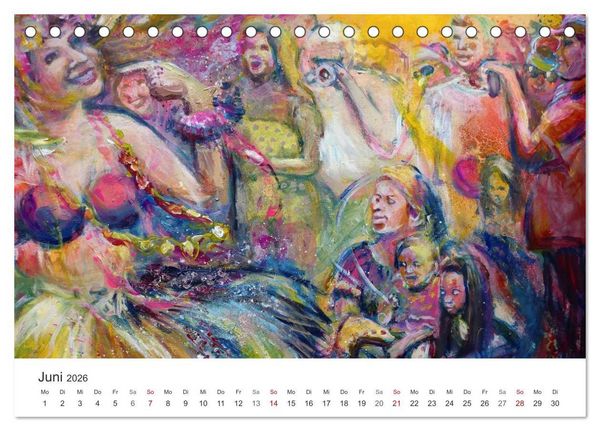 Produktbild: Berlin erlebt und gemalt - Ren&eacute;e K&ouml;nig (Tischkalender 2026 DIN A5 quer), CALVENDO Monatskalender