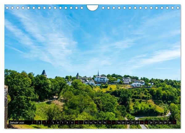 Produktbild: Blankenberg Burg und Stadt (Wandkalender 2026 DIN A4 quer), CALVENDO Monatskalender