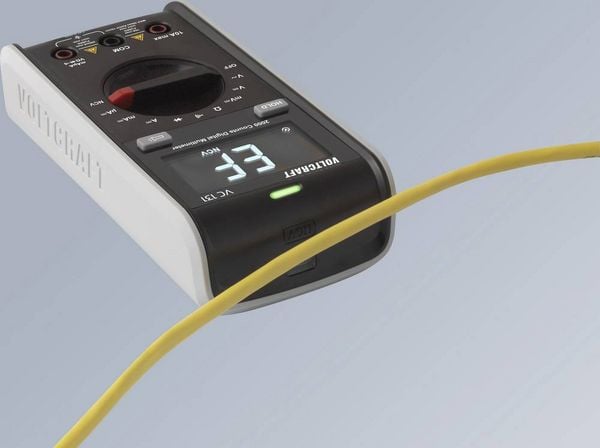 Produktbild: VOLTCRAFT VC131 Hand-Multimeter digital CAT III 600V Anzeige (Counts): 2000