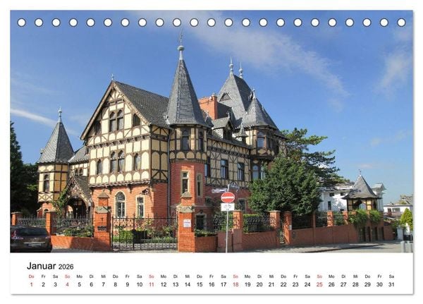 Produktbild: Wiesbaden - Stadt der Villen (Tischkalender 2026 DIN A5 quer), CALVENDO Monatskalender