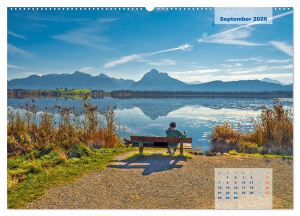 Produktbild: ALLG&Auml;U, im Wandel der Jahreszeiten. (Wandkalender 2026 DIN A2 quer), CALVENDO Monatskalender