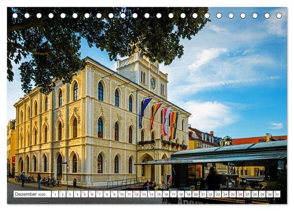 Produktbild: Kulturstadt Weimar - Stadt der Klassiker (Tischkalender 2026 DIN A5 quer), CALVENDO Monatskalender
