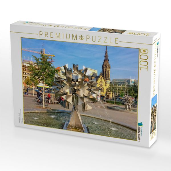 Produktbild: CALVENDO Puzzle Leipzig DDR-Kunst | 1000 Teile Lege-Gr&ouml;&szlig;e 64x48cm Foto-Puzzle f&uuml;r gl&uuml;ckliche Stunden