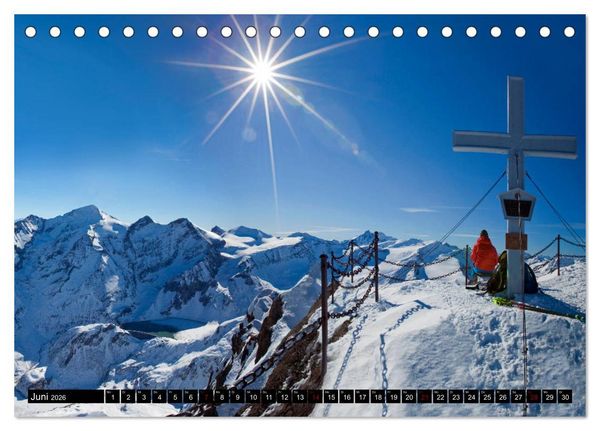 Produktbild: Das Kitzsteinhorn (Tischkalender 2026 DIN A5 quer), CALVENDO Monatskalender