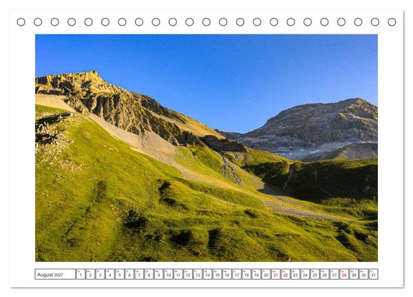Produktbild: Schweizer Bergmomente (Tischkalender 2027 DIN A5 quer), CALVENDO Monatskalender