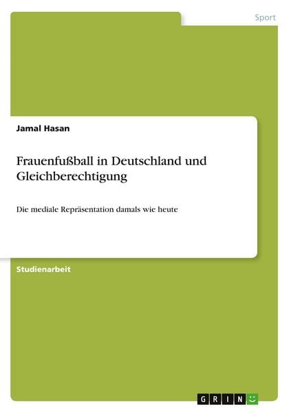 Produktbild: Frauenfu&szlig;ball in Deutschland und Gleichberechtigung