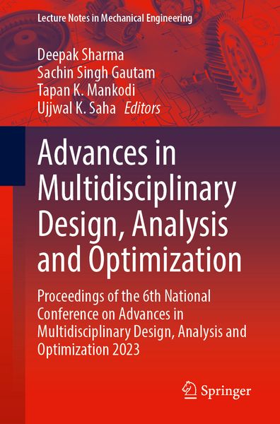 Produktbild: Advances in Multidisciplinary Design, Analysis and Optimization