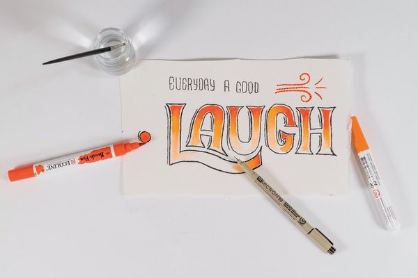 Produktbild: Brush Pen Zinnober
