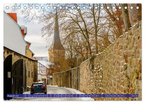 Produktbild: Duderstadt im Winter (Tischkalender 2027 DIN A5 quer), CALVENDO Monatskalender