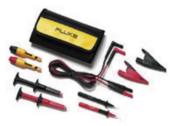 Produktbild: Fluke TLK281-1 Sicherheits-Messleitungs-Set Lamellenstecker 4 mm Lamellenstecker 4 mm 1.50 m Schwarz, Rot 1 St.